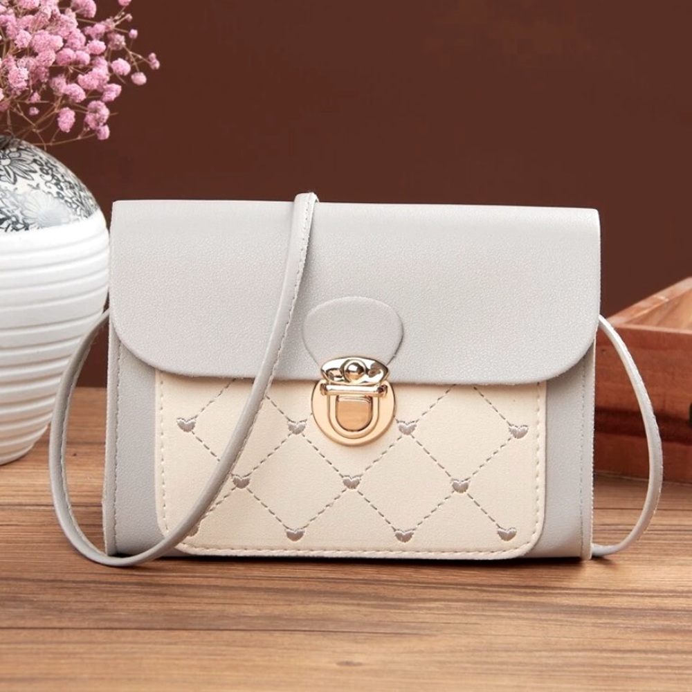 Grey Crossbody Purse